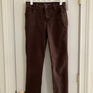 Gloria Vanderbilt Amanda jeans, brown, size 4 short